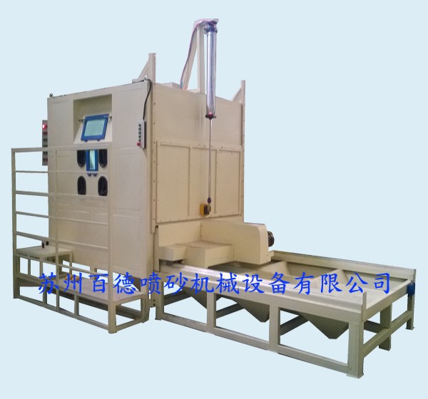 臺(tái)車(chē)轉(zhuǎn)盤(pán)高壓模具專用噴砂機(jī)